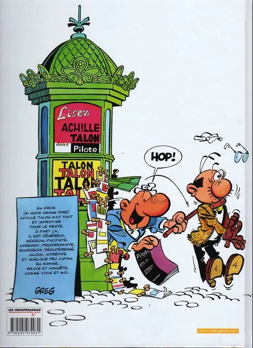 Verso de l'album Achille Talon Tome 30 Achille Talon a un gros nez Ah ! Ah ! Ah !