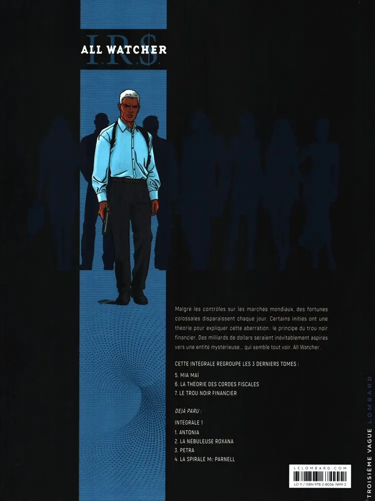 Verso de l'album I.R.$. - All Watcher Intégrale 2/2