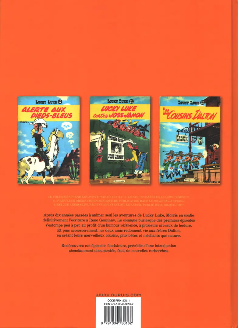Verso de l'album Lucky Luke L'Intégrale Volume 4