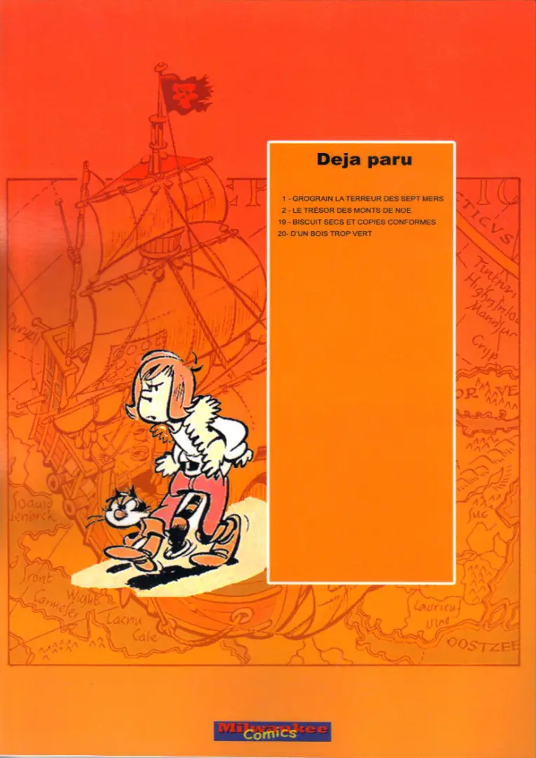 Verso de l'album Colin Colas Le trésor des Monts de Noé