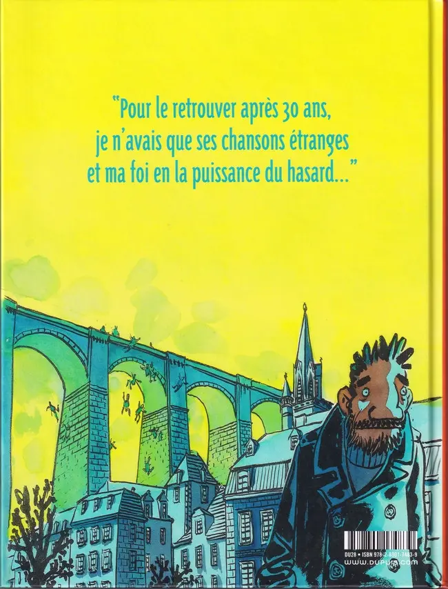 Verso de l'album Le chanteur perdu