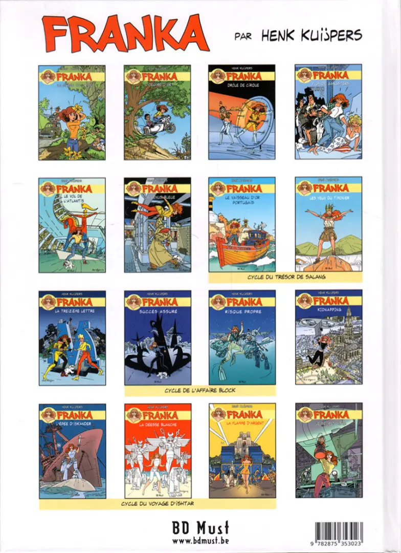 Verso de l'album Franka BD Must Tome 23 Le secret 1948