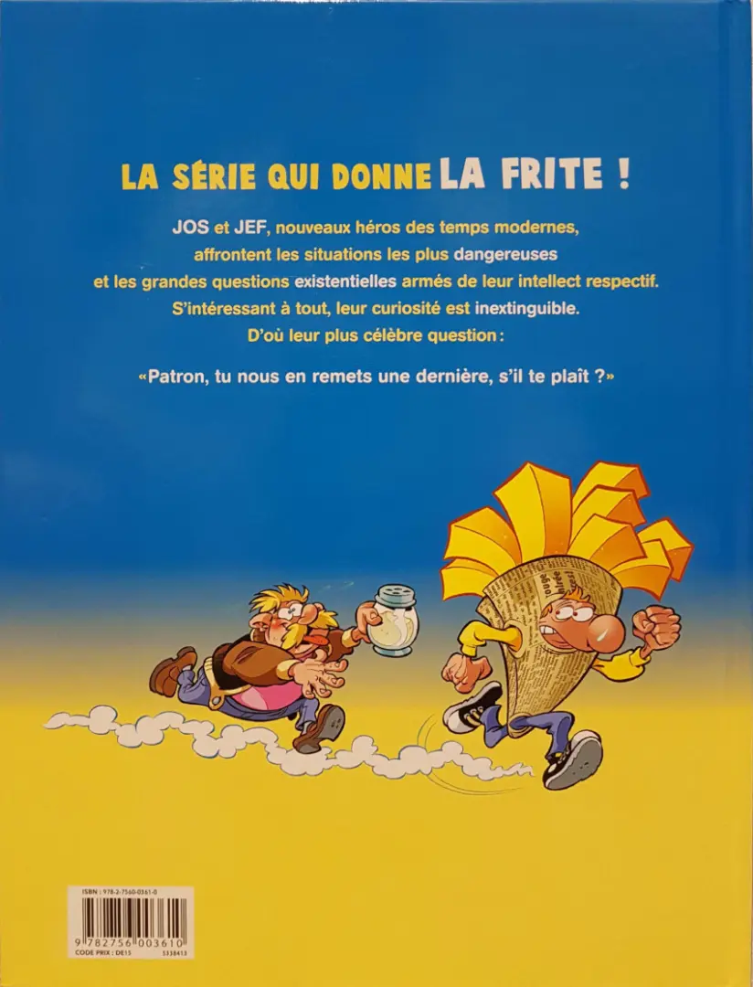 Verso de l'album Les Blagues belges Tome 1 Tome une fois !