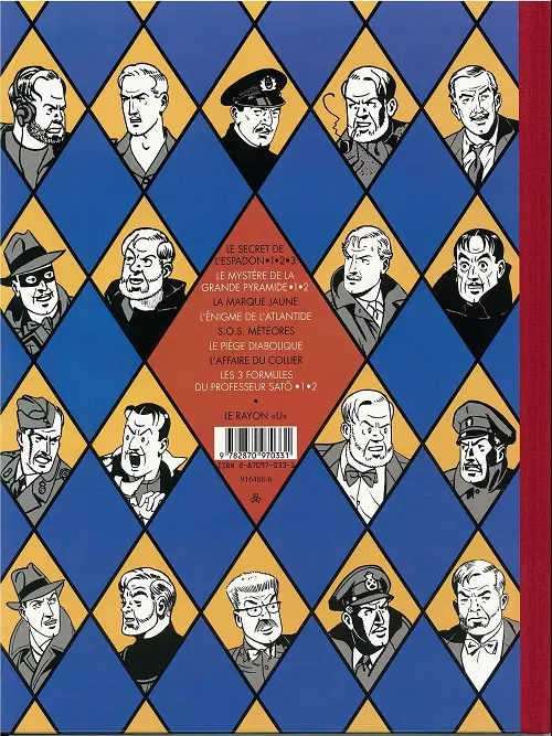 Verso de l'album Blake et Mortimer Tome 5 Le Mystère de la Grande Pyramide - Tome 2