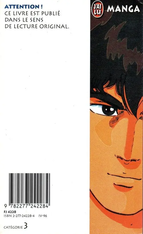 Verso de l'album City Hunter - Nicky Larson 2 Le Piège du général