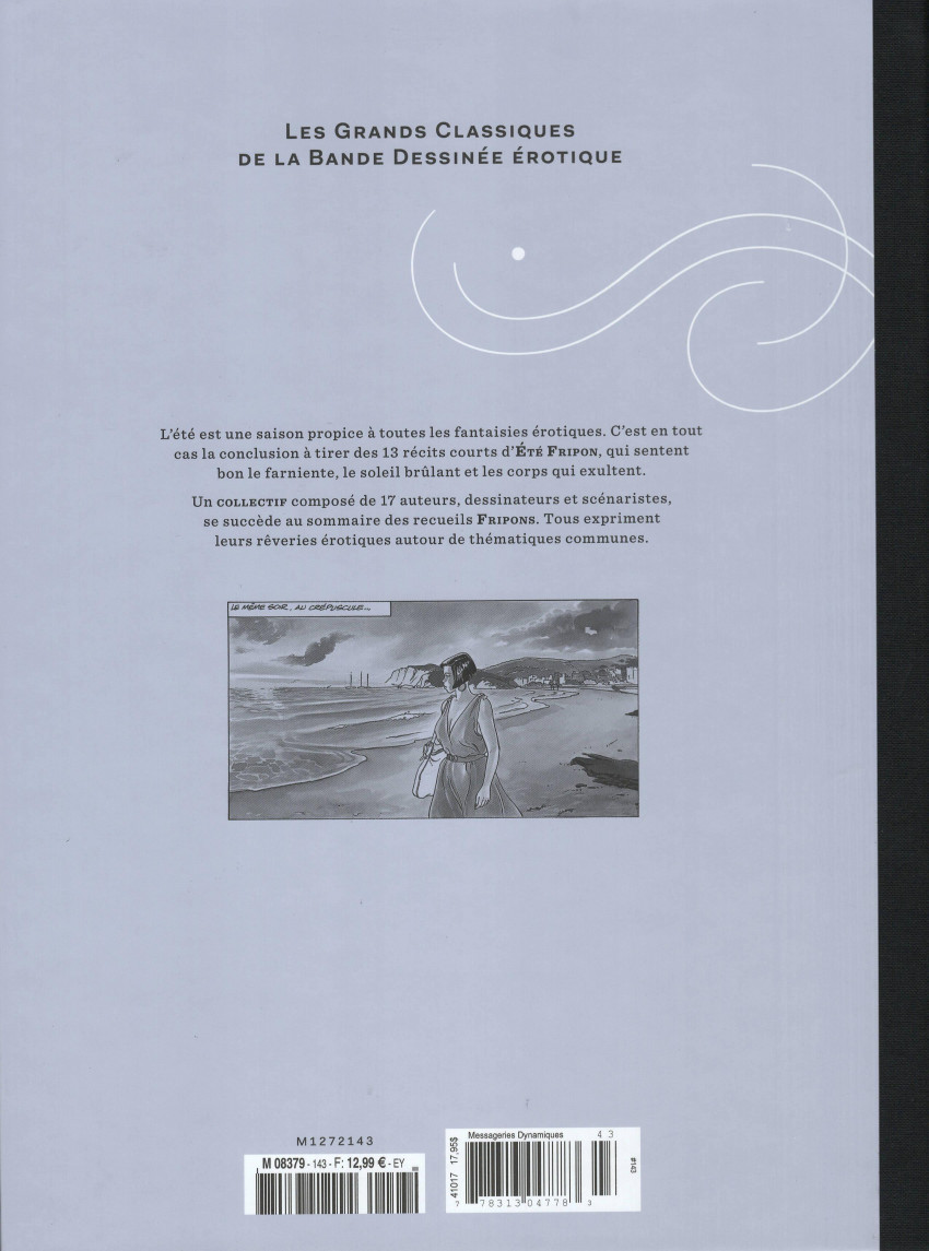 Verso de l'album Les Grands Classiques de la Bande Dessinée Érotique - La Collection Tome 143 Fripons - 2