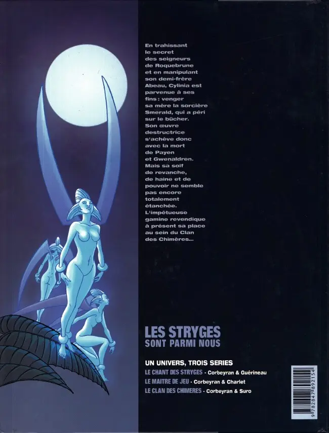 Verso de l'album Le Clan des Chimères Tome 4 Sortilège