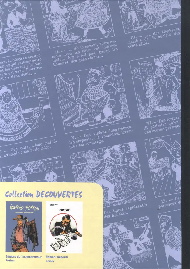 Verso de l'album Lortac