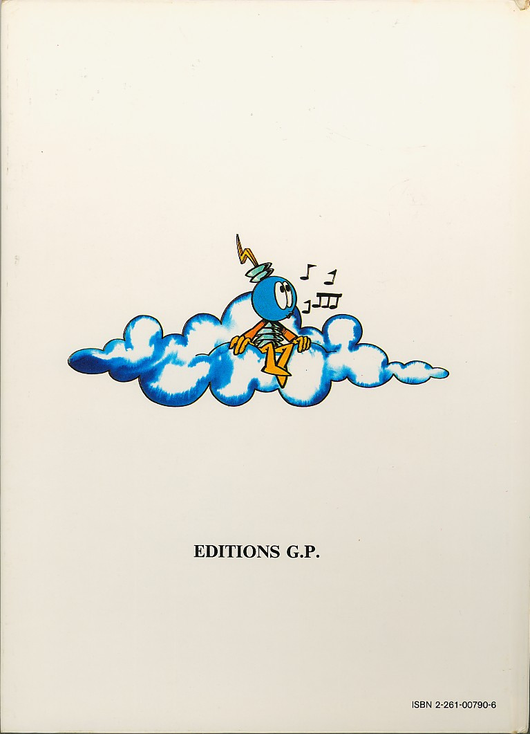 Verso de l'album Zeltron L'ambre jaune