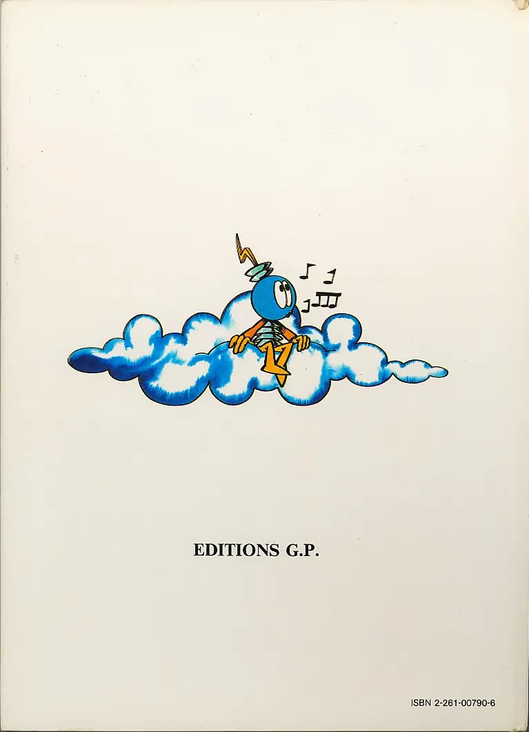 Verso de l'album Zeltron L'ambre jaune