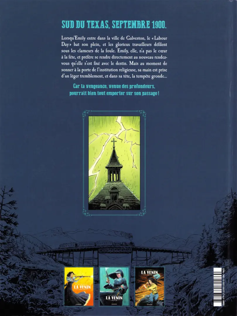 Verso de l'album La Venin Tome 2 Lame de fond