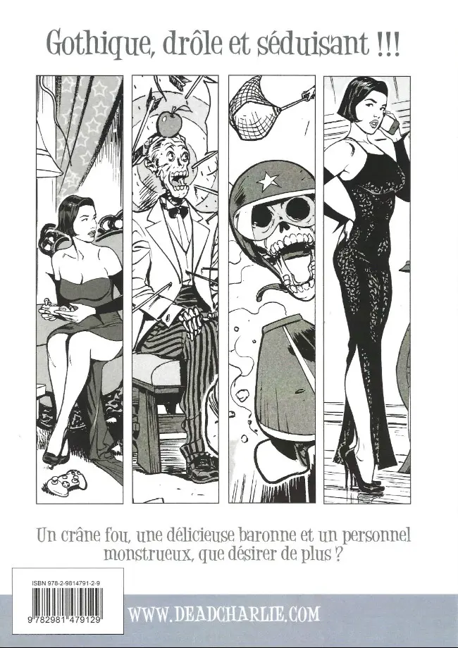 Verso de l'album Dead Charlie Tome 2 BIG sur Youtube