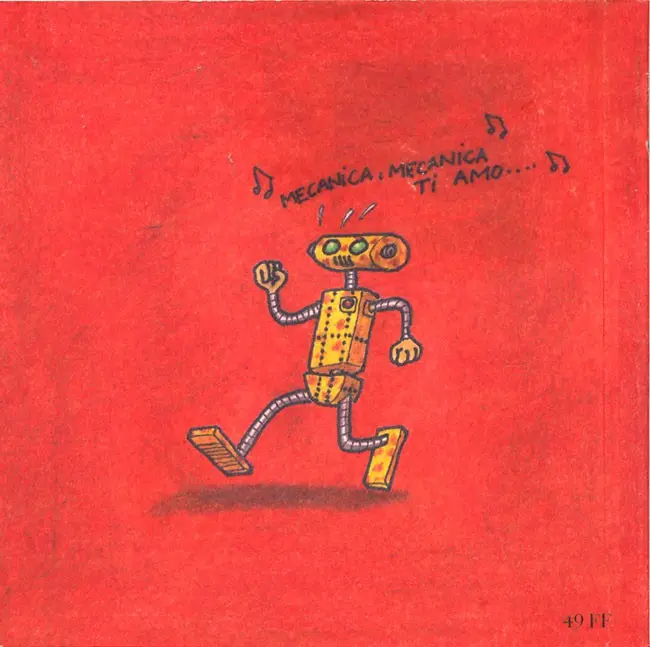 Verso de l'album Démocratie mécanique