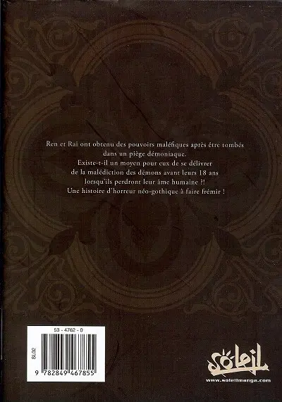Verso de l'album Diabolo 1