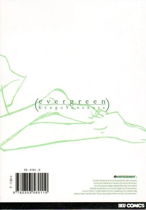 Verso de l'album Evergreen