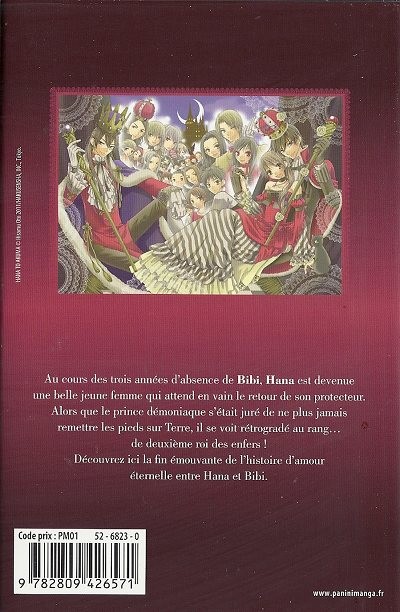 Verso de l'album La Fleur du démon 10