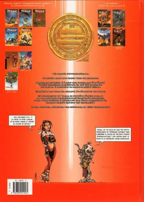 Verso de l'album 42 Agents Intergalactiques Tome 3 Shaÿn