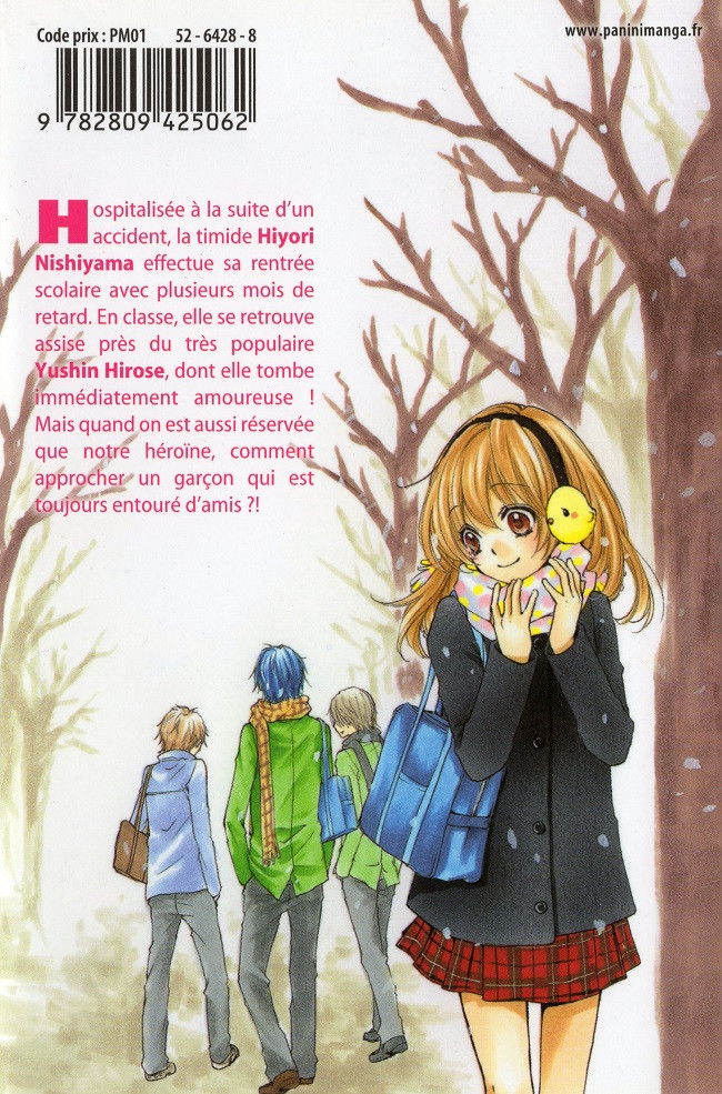 Verso de l'album Hiyokoi 1