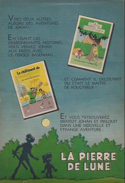 Verso de l'album Johan et Pirlouit Tome 3 Le lutin du bois aux roches