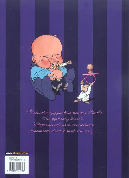 Verso de l'album Le Miracle de la vie Tome 1