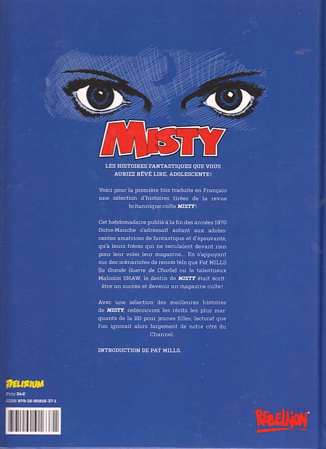 Verso de l'album Misty Anthologie