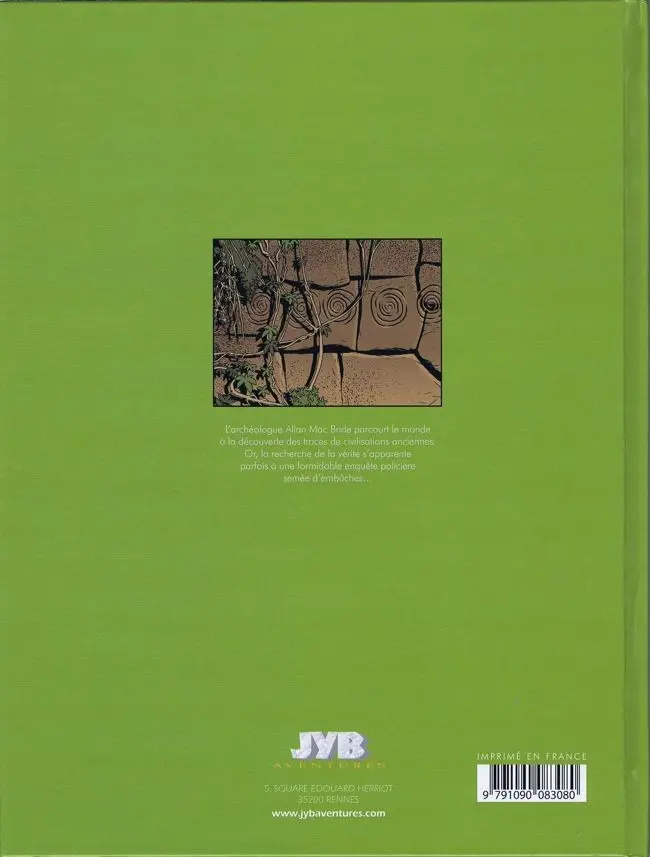 Verso de l'album Allan Mac Bride Tome 4 La cité des dragons