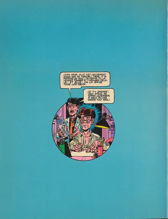 Verso de l'album Les Professionnels Tome 1