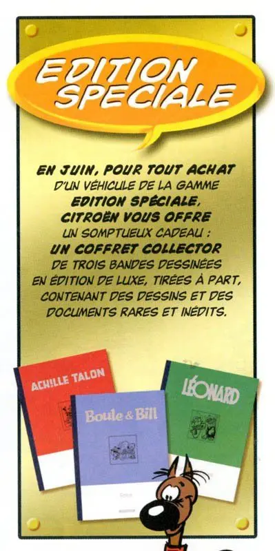 Autre de l'album Achille Talon Tome 2 Achille Talon pour Citroën