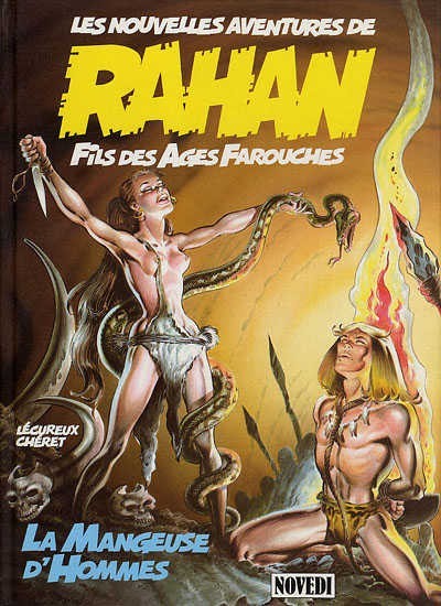 Couverture de l'album Les nouvelles aventures de Rahan Tome 2 La mangeuse d'hommes