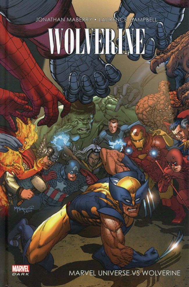 Couverture de l'album Wolverine - Marvel Dark Marvel universe vs Wolverine