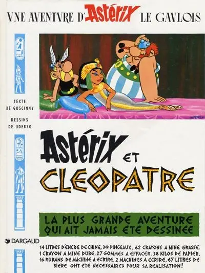 Couverture de l'album Astérix Tome 6 Astérix et Cléopâtre
