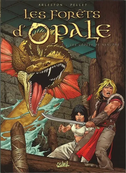 Couverture de l'album Les Forêts d'Opale Tome 4 Les geôles de Nénuphe