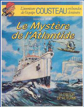 Couverture de l'album L'Aventure de l'équipe Cousteau en bandes dessinées Tome 6 Le mystère de l'Atlantide 1ère partie - Le trésor de Pergame