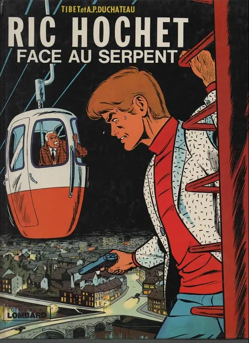 Couverture de l'album Ric Hochet Tome 8 Ric Hochet face au serpent