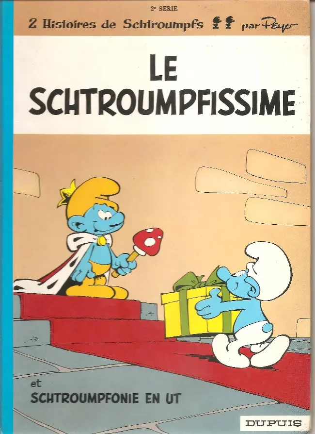 Couverture de l'album Les Schtroumpfs Tome 2 Le Schtroumpfissime (+ Schtroumpfonie en ut)