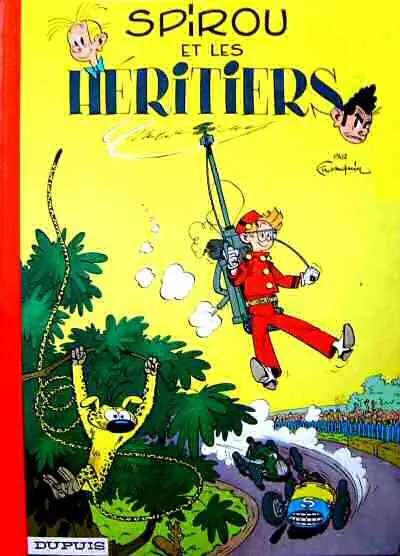 Couverture de l'album Spirou et Fantasio Tome 4 Spirou et les héritiers