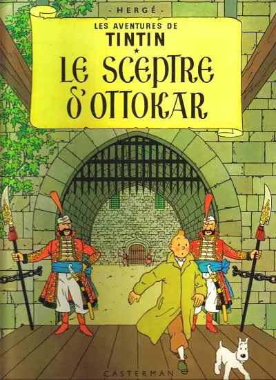Couverture de l'album Tintin Tome 8 Le sceptre d'Ottokar