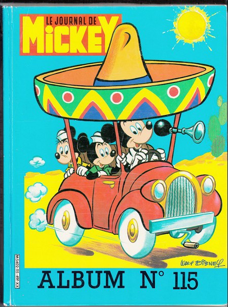 Couverture de l'album Le Journal de Mickey Album N° 115