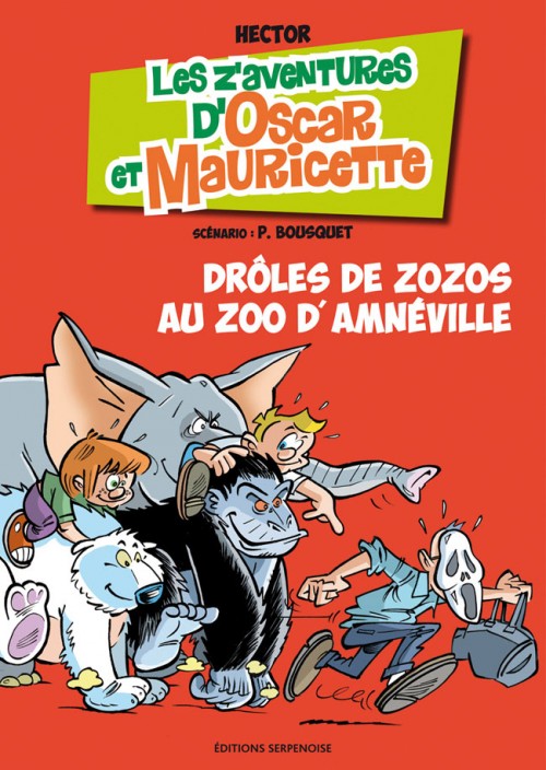 Couverture de l'album Les aventures d'Oscar et Mauricette Tome 15 Drôles de zozos au zoo d'Amnéville