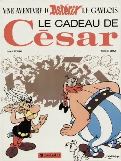 Couverture de l'album Astérix Tome 21 Le cadeau de césar