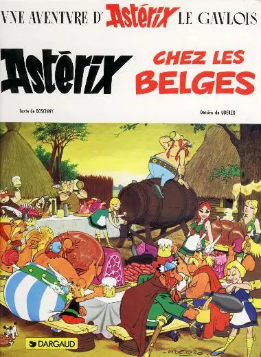 Couverture de l'album Astérix Tome 24 Astérix chez les Belges
