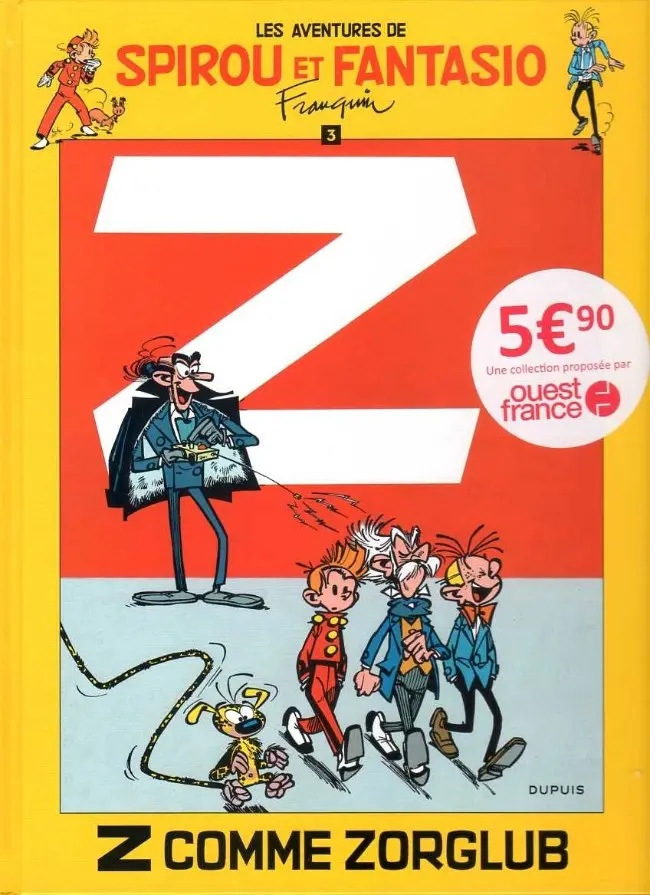 Couverture de l'album Spirou et Fantasio Tome 15 Z comme Zorglub