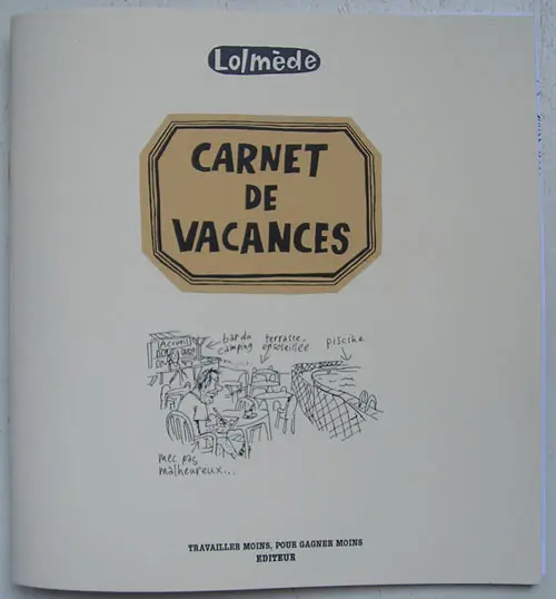 Couverture de l'album Carnet de vacances