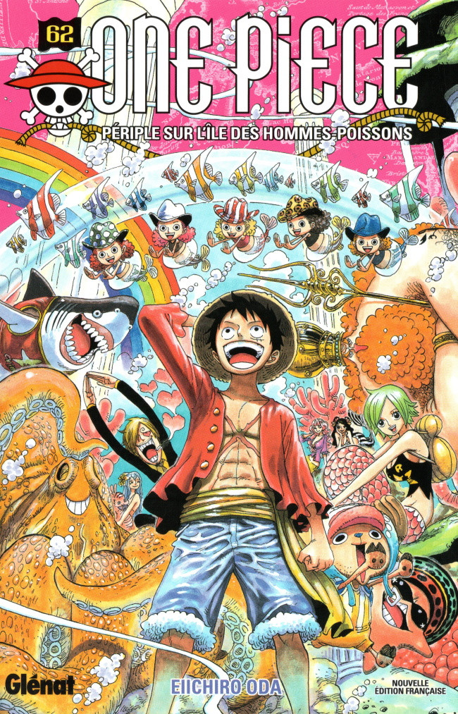 Couverture de l'album One Piece Tome 62 Périple Sur L'Ile Des Hommes-Poissons