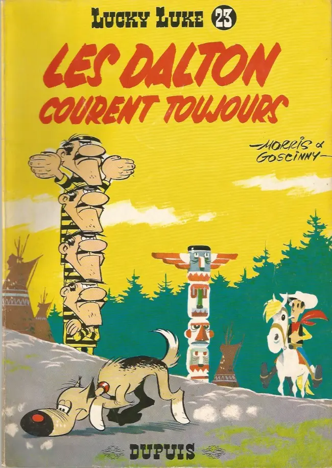 Couverture de l'album Lucky Luke Tome 23 Les Dalton courent toujours