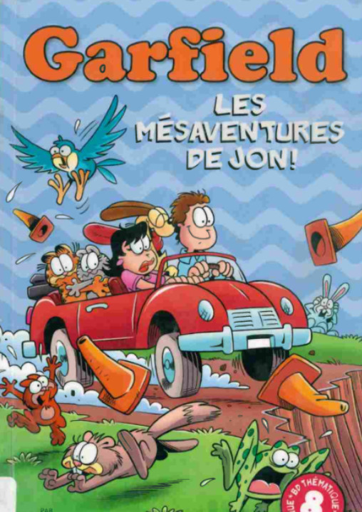 Couverture de l'album Garfield Tome 8 Les mésaventures de Jon !