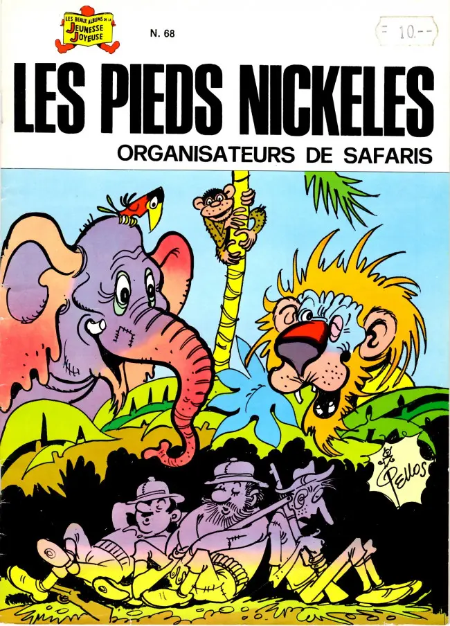 Couverture de l'album Les Pieds Nickelés Tome 68 Les Pieds Nickelés organisateurs de safaris