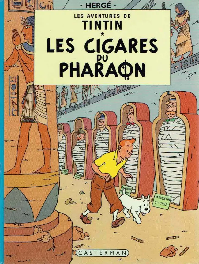 Couverture de l'album Tintin Tome 4 Les cigares du pharaon