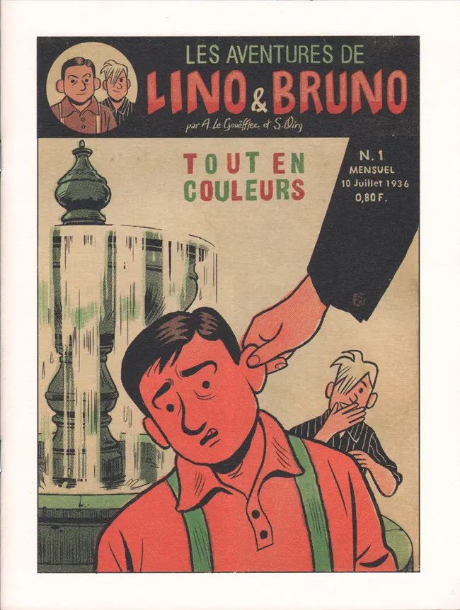 Couverture de l'album Lino Ventura et l'œil de verre Les aventures de Lino & Bruno