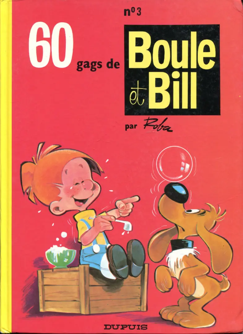 Couverture de l'album Boule & Bill Tome 3 60 gags de Boule et Bill n°3